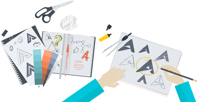 How To Create A Logo - Logos Entwickeln (672x353), Png Download