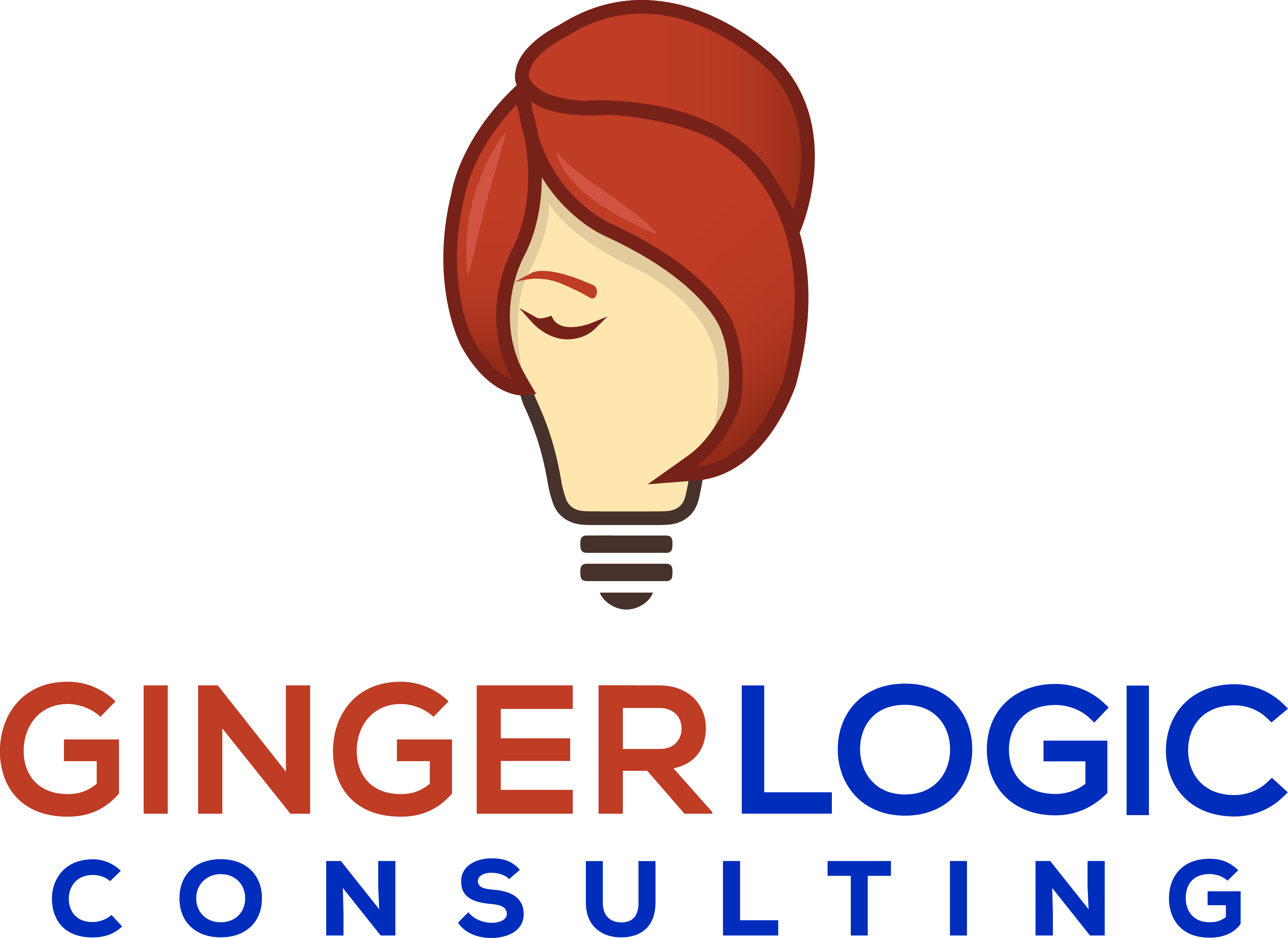Logo - Red Hair (4371x3183), Png Download