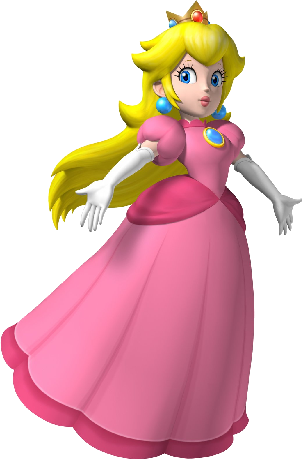 Characters - Peach Princess (1042x1579), Png Download