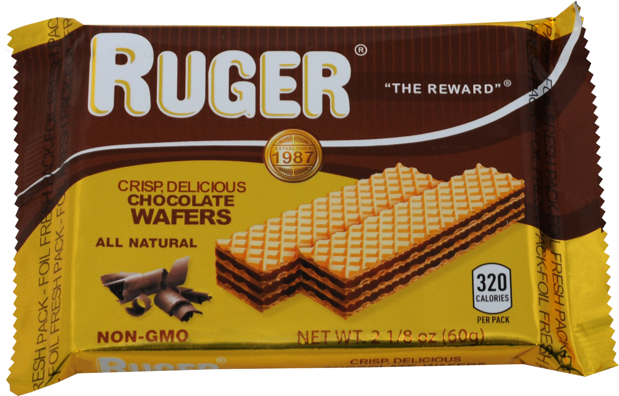 Copy Image - Ruger Chocolate Flavored Wafers - 2.125 Oz Pack (3025x1978), Png Download