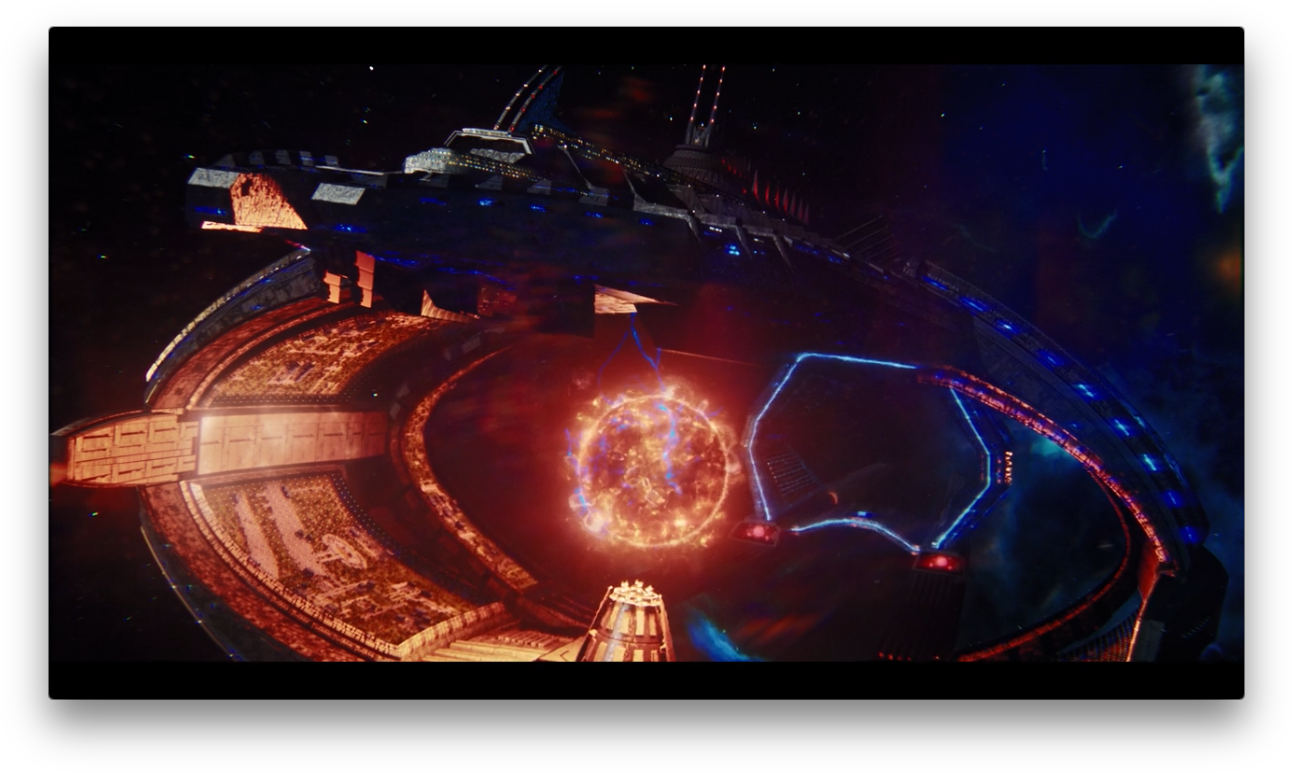 Iss Charon Is Mu Version Of Klingon Ship - Star Trek Discovery Iss Charon (1307x784), Png Download