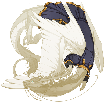 Corsair's Seaspray Overcoat Imperial F - Flight Rising Baldwin Breed (350x350), Png Download