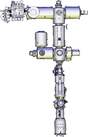 Virtual-iss - International Space Station (350x500), Png Download
