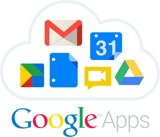 Google Apps - Google Apps Logo Transparent (638x548), Png Download