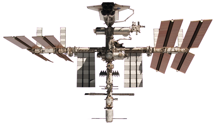 International Space Station - Human (784x466), Png Download