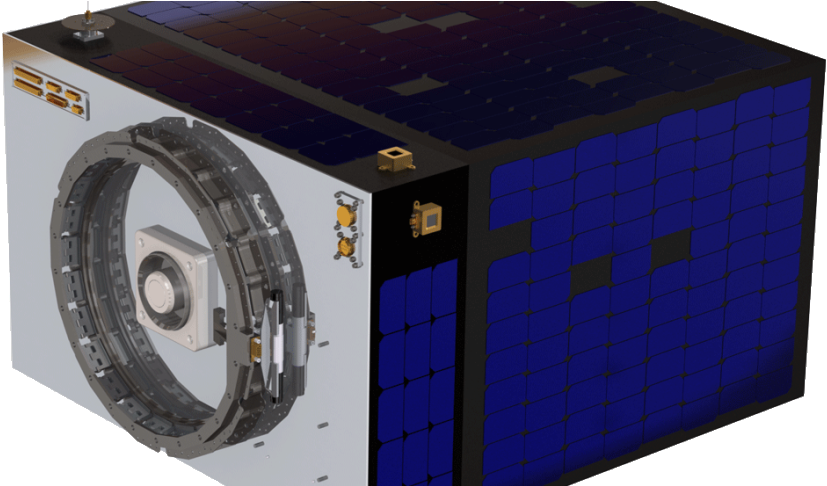 Of The Feathercraft Satellite Design From Surrey Satellite - Satellite (879x485), Png Download