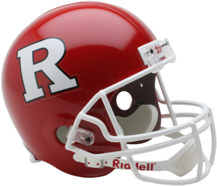 Rutgers Scarlet Knights Ncaa Replica Full Size Helmet - Chiefs Helmet (475x429), Png Download