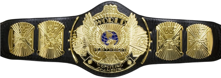 Wwf Winged Eagle Championship - Wwe Winged Eagle Championship (913x347), Png Download