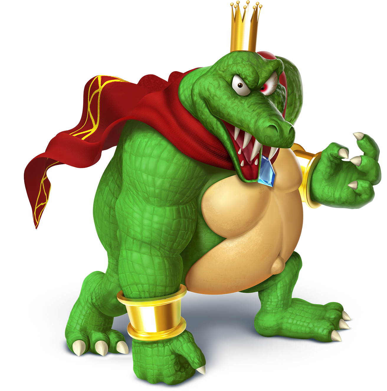 King K Rool Transparent By Zesiul-d8s67fc - King K Rool Smash 5 (1500x1500), Png Download