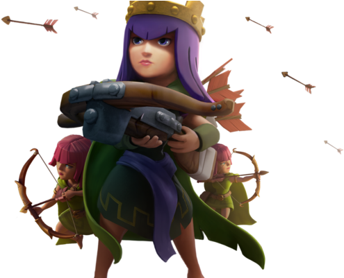 Archer Queen Logo - Cwl Season 2 Clash Of Clans (750x400), Png Download