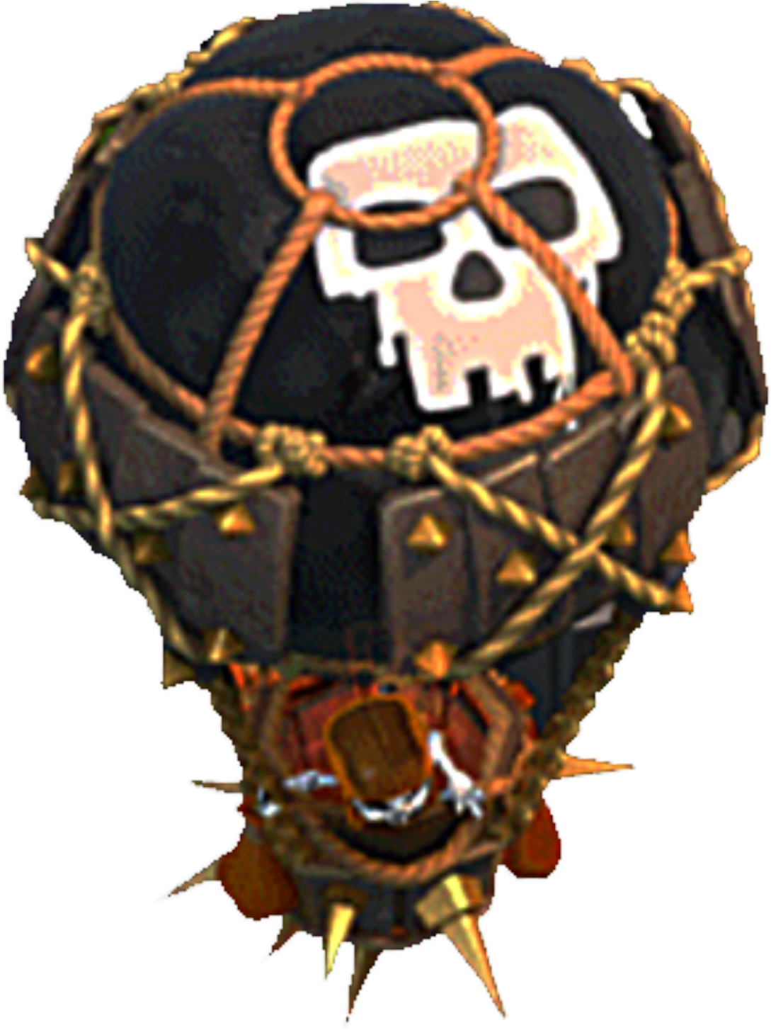 Clash Of Clans Characters Balloon - Level 4 Balloons Clash Of Clans (1187x1496), Png Download