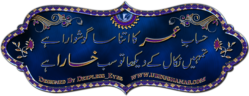 Hisab E Umer Ka Itna Sa Goshwara Hai - Embroidery (1000x404), Png Download