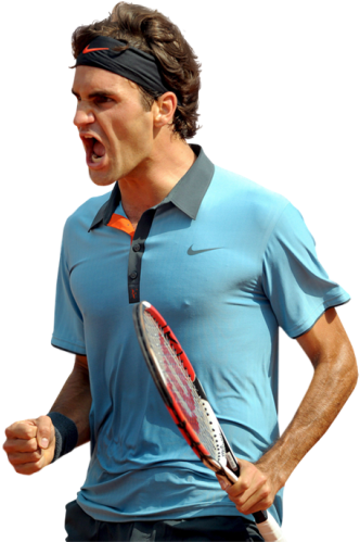 What Roger Federer Eats And Drinks For Breakfast Lunch - Roger Federer Iphone 6 (400x519), Png Download