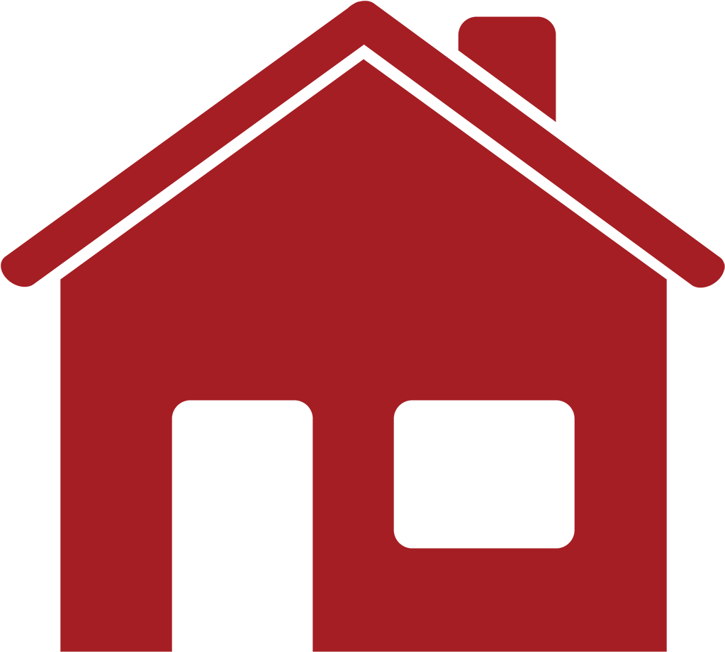 Download Home - House Icon Red Png PNG Image with No Background - PNGkey.com