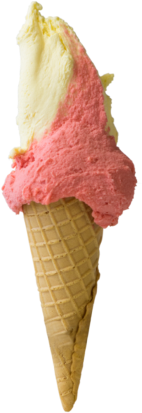 Ice Cream Cone (204x600), Png Download