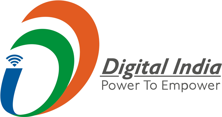 Deit Logo - Digital India Logo Png (1072x428), Png Download