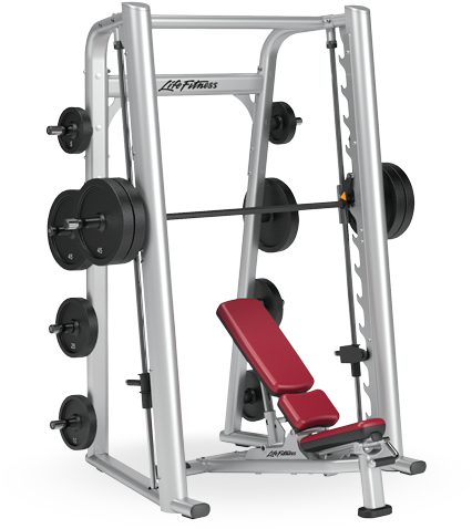 Workout Machine Png Clipart - Life Fitness Smith Machine (500x500), Png Download