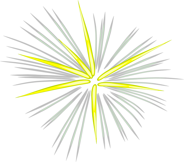 Fireworks Clipart (600x527), Png Download