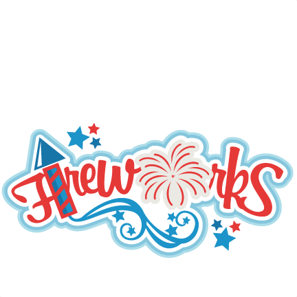 Fireworks Clipart File - Fireworks Title (432x432), Png Download