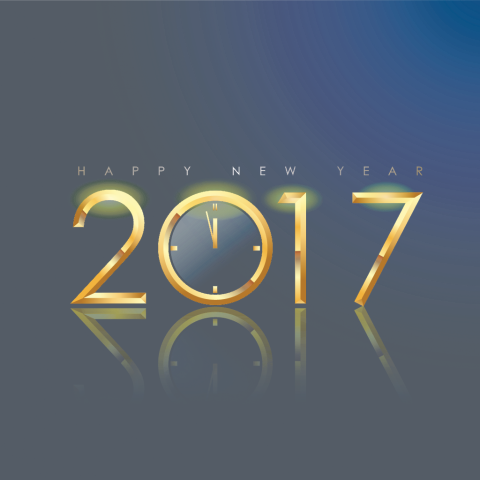 New Year Filter - Facebook Profile Picture 2017 (480x480), Png Download