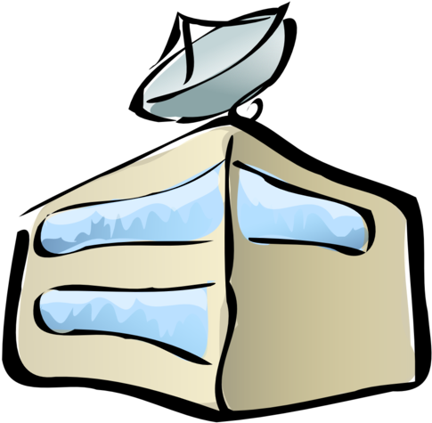 Satellite Hub Zazou - Broadcasting (958x677), Png Download