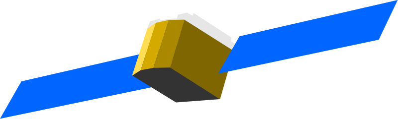 Satellite - Clip Art (800x240), Png Download