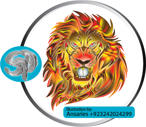 Lion Tattoo - Illustration (504x437), Png Download