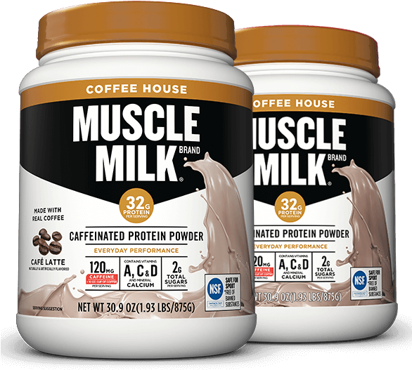Muscle Milk Coffe House Powders Cover - Cytosport Muscle Milk 2240 G Banana Whey Protein Shake (585x700), Png Download