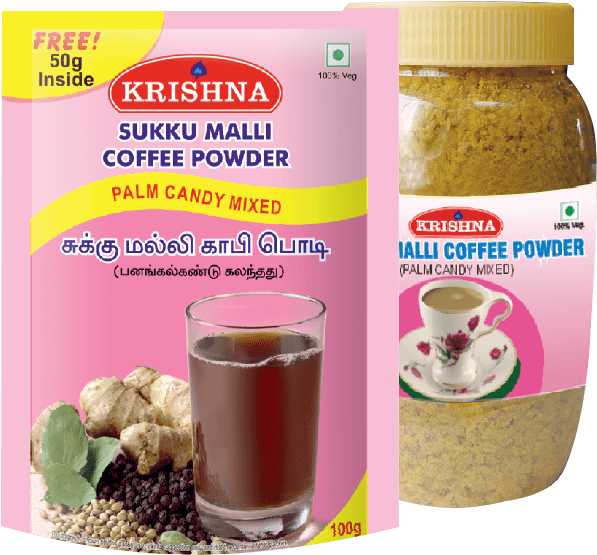 Sukku Malli Coffee Powder- - Coffee (705x618), Png Download