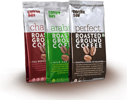 Regular Coffee - Filter Coffee Coffee Powder (440x390), Png Download
