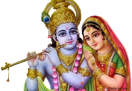 Radha Krishna Png Download - Radha Krishna (436x300), Png Download