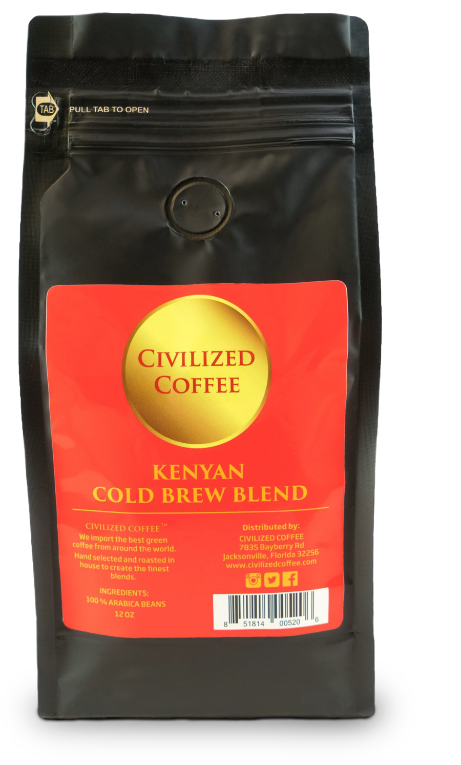 Cold Brew Bag - Bag (1000x1587), Png Download