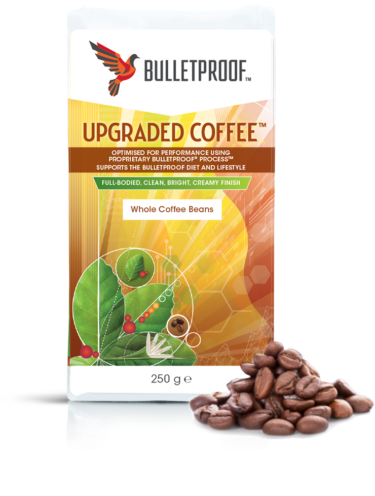 Pdt Coffee Bp-250g Wholebean - Bulletproof Whole Bean Coffee 12oz (966x1200), Png Download