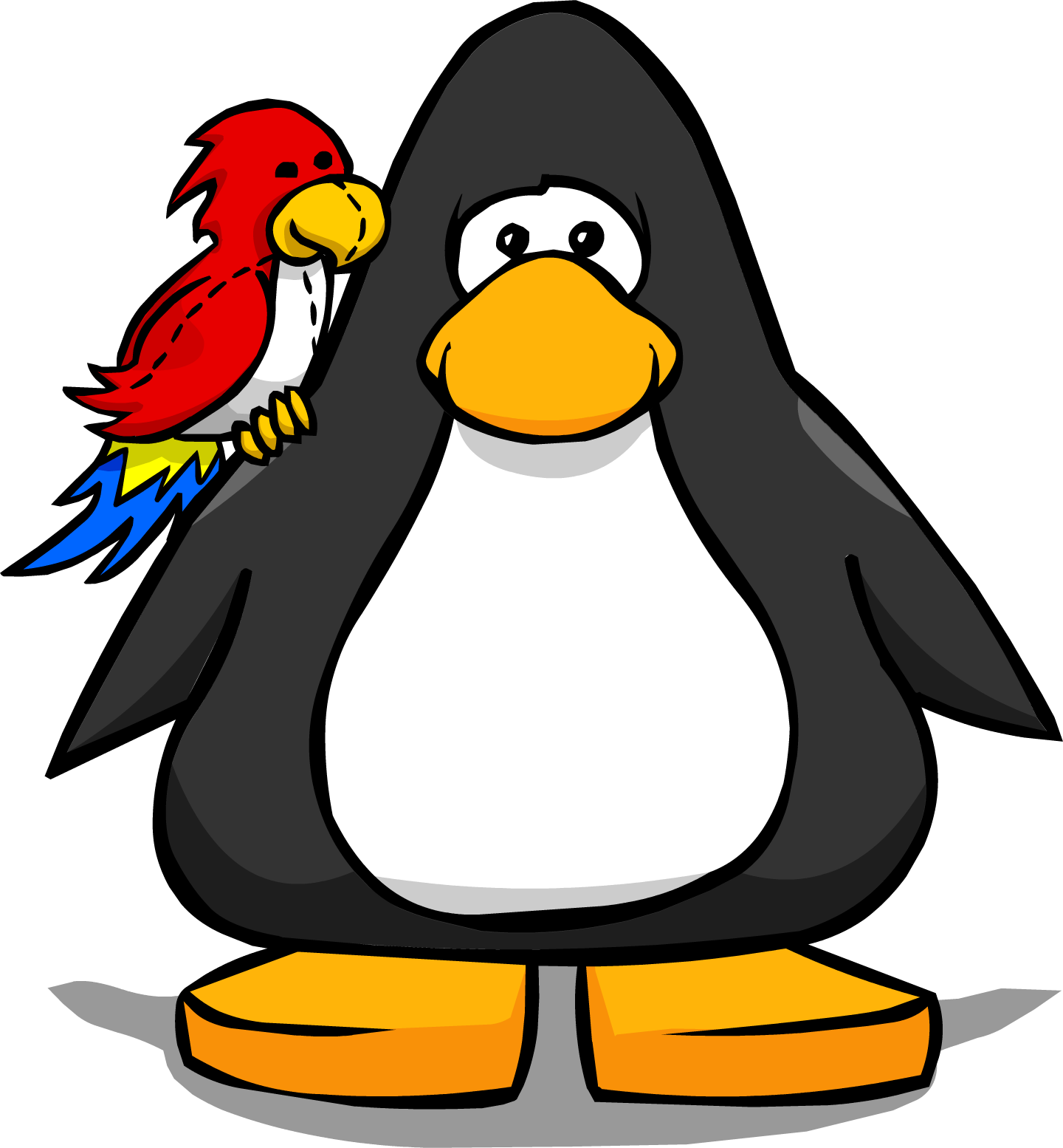 Parrot 1 - Penguin With Hard Hat (1440x1554), Png Download