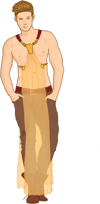 Art By Imperial Boy - Solarpunk Fashion (500x750), Png Download