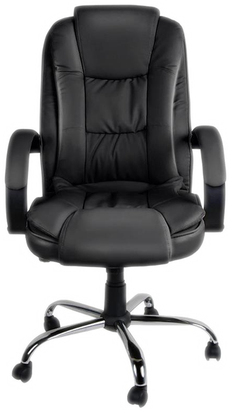Comfortable Posture Support - Office Chair Front Transparent (338x599), Png Download
