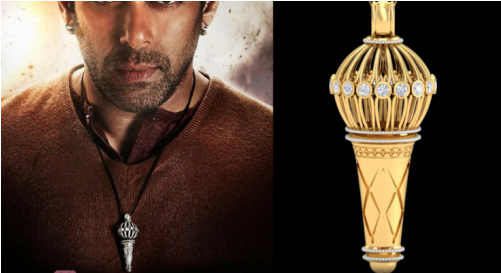 Bajrangi Bhaijaan Pendant Sterling Silver Gold Plated - Salman Khan In Bajrangi Bhaijaan Poster (500x500), Png Download