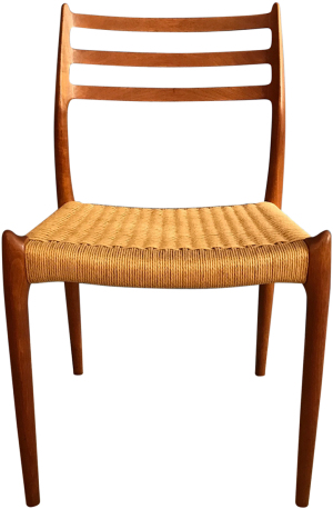 Model 78 Teak Side Chairs - Chair (736x460), Png Download