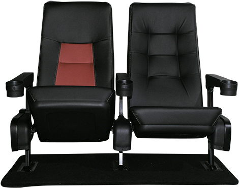 Front View Of Savoy 42 Inch Back Heights - Movie Theater (690x518), Png Download