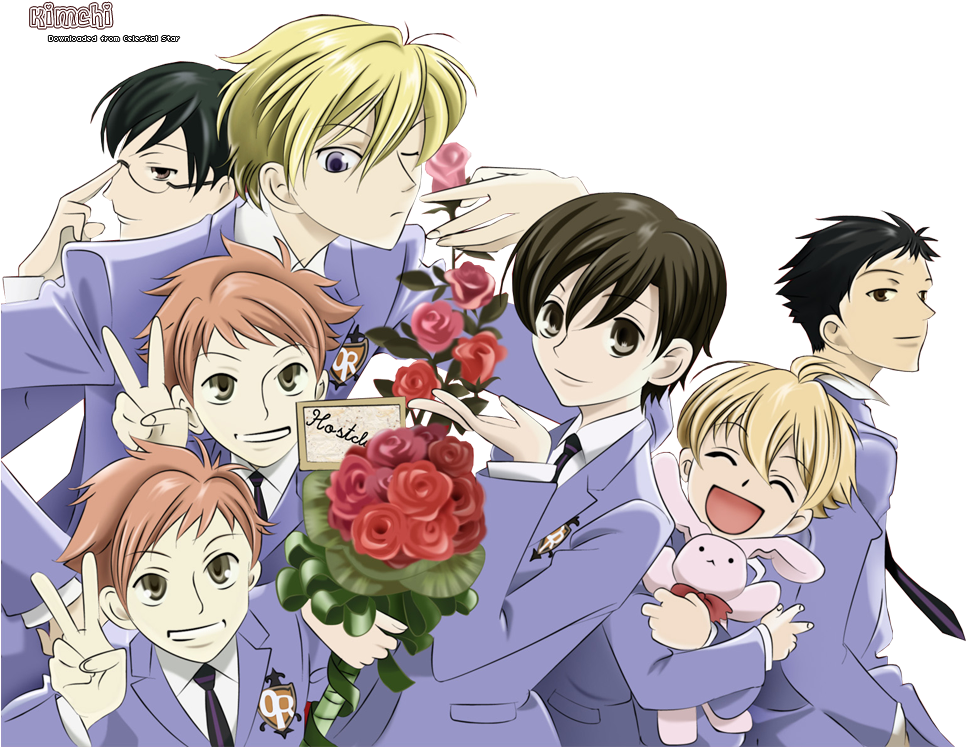 Members - Ouran High School Host Club Jacket Coat Outwear Uniform (1000x750), Png Download
