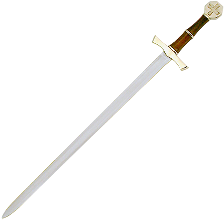 2003 Crusader Sword - Knight Sword (450x444), Png Download