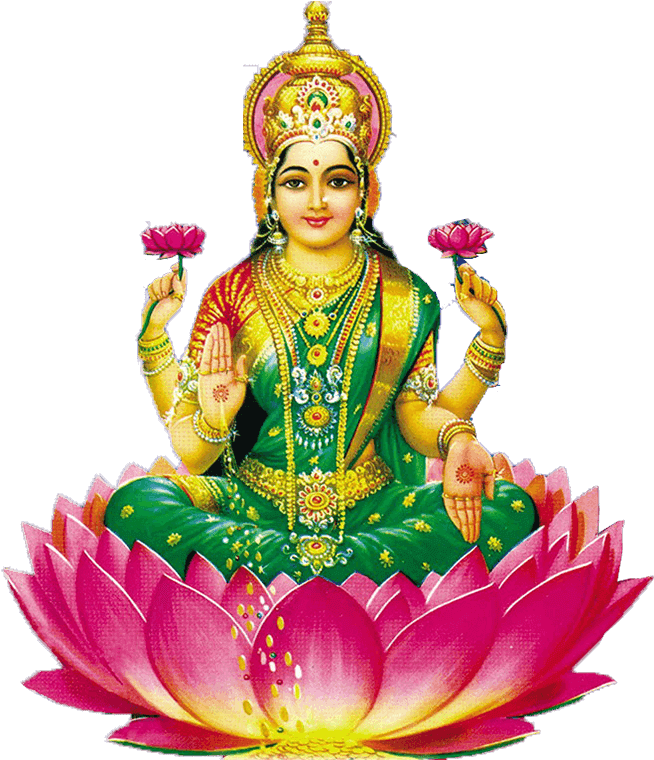 Maa Santoshi - God Lakshmi Images Hd (700x800), Png Download