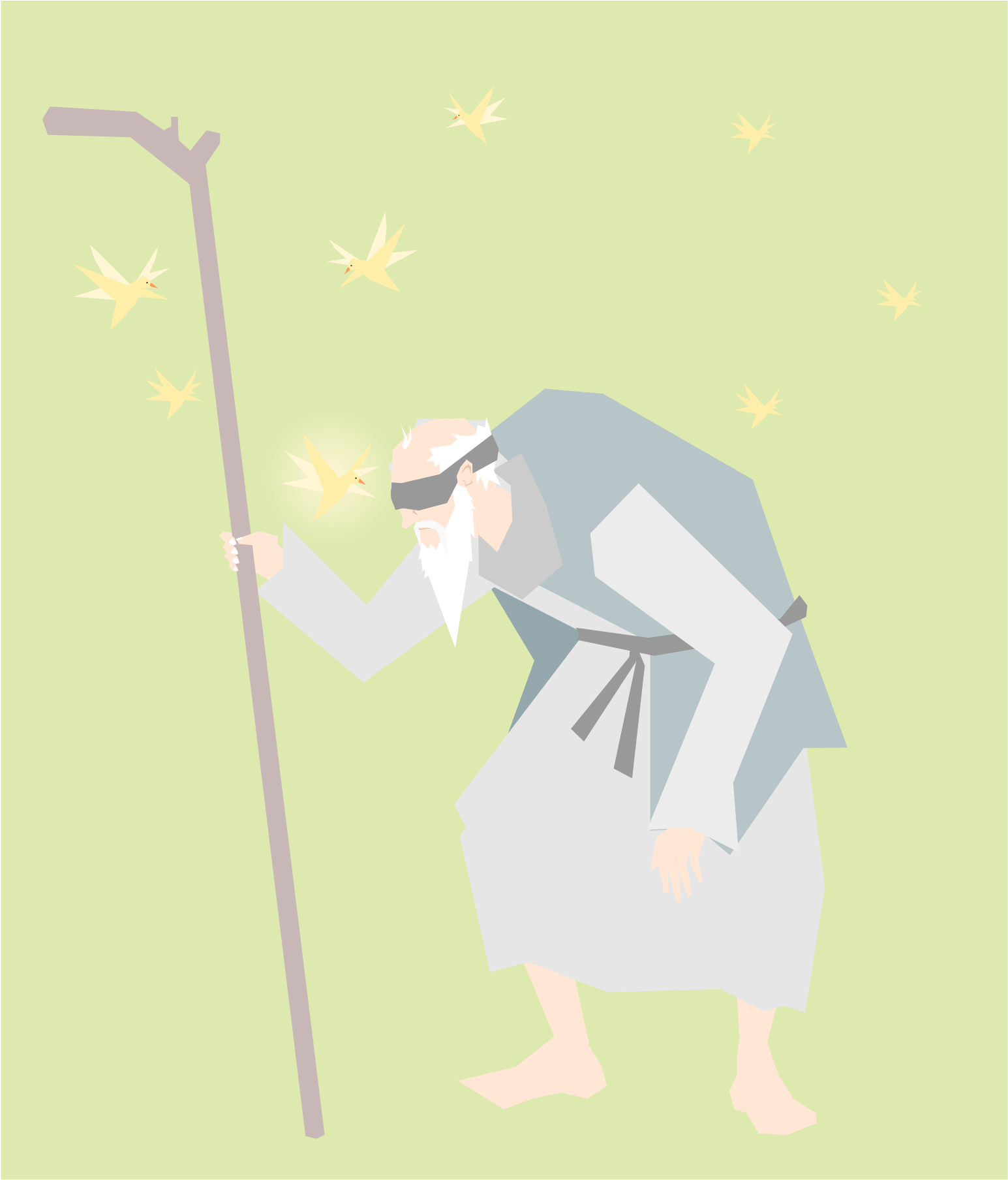 This Free Icons Png Design Of Old Man, Prophet Of Old (1697x2400), Png Download