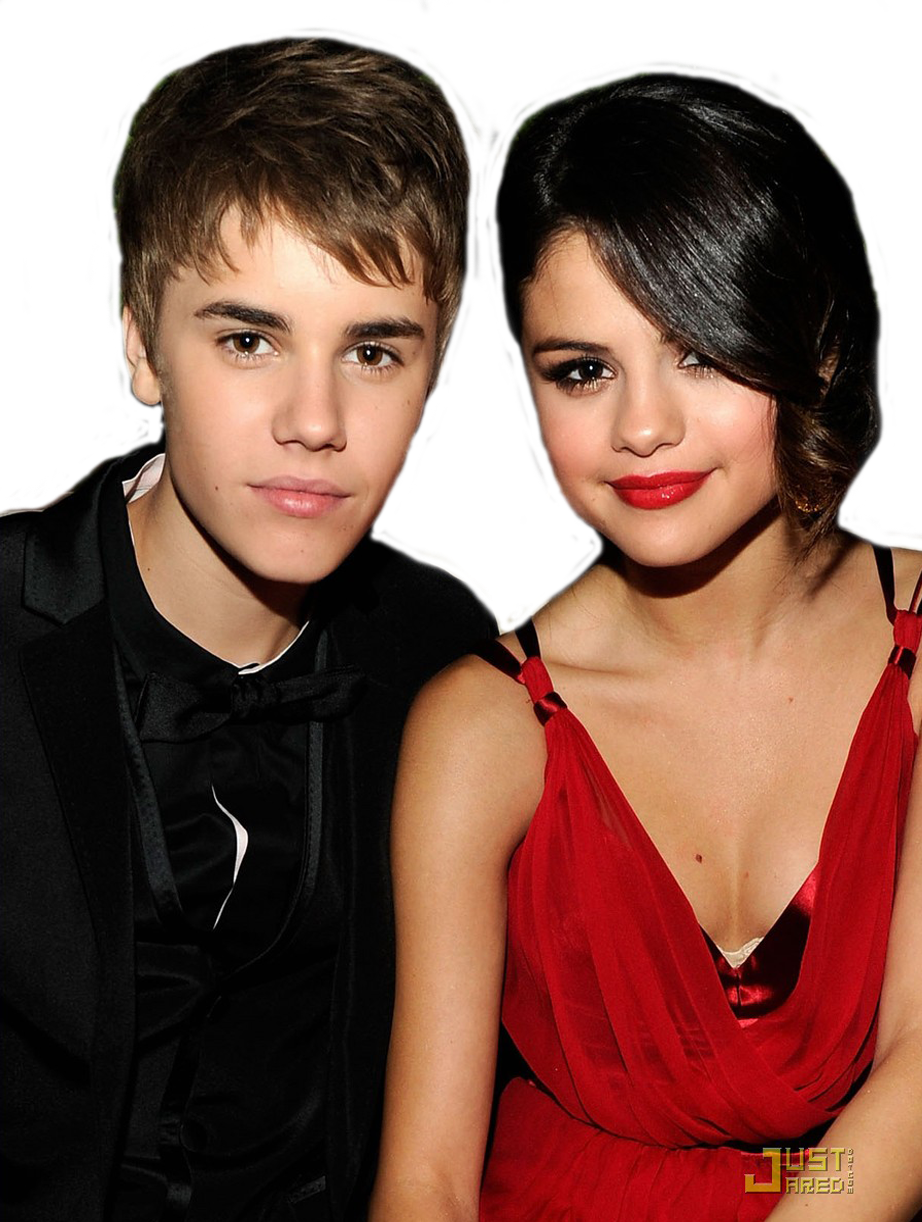Selena Gomez En Mi Corazon - Selena Gomez And Justin Bieber (922x1222), Png Download