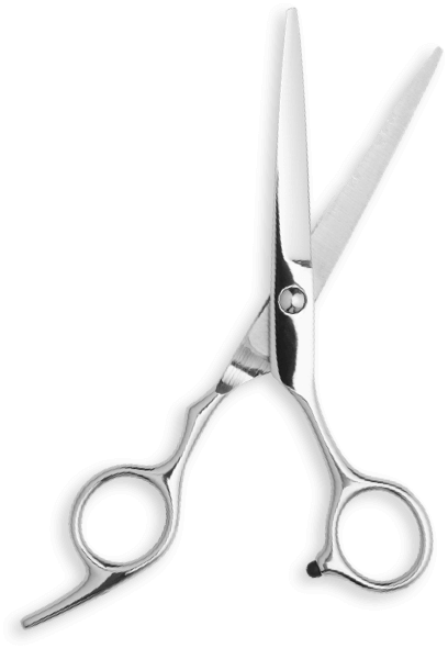 Salon Experience - Scissors (408x590), Png Download