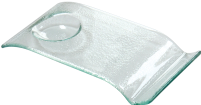 Rectangular Presentation Plate With Well - Plate (400x400), Png Download