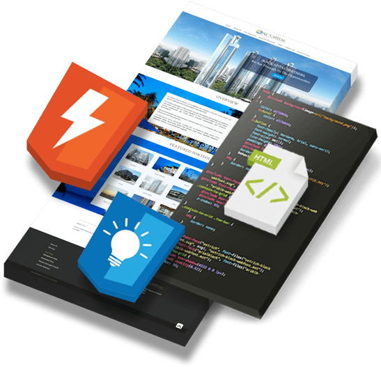 Web Design Singapore - Singapore (579x543), Png Download