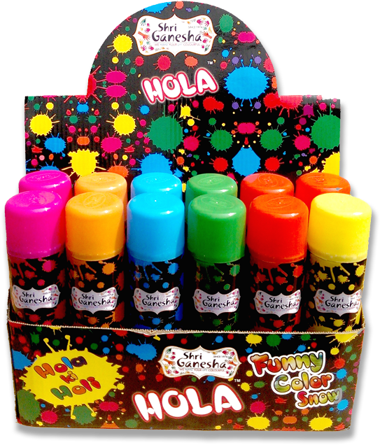 Shri Ganesha Also Deals In Snow Sprays That Adds More - Color (549x639), Png Download