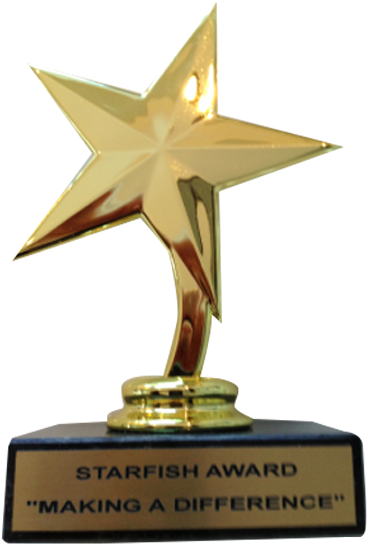 The Starfish Trophy - Award (600x600), Png Download