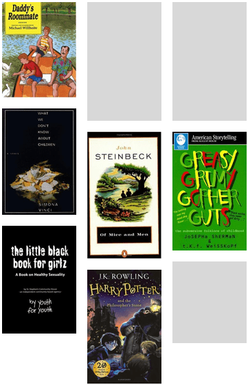 Challenged In Canada, 2000-2008 - Harry Potter And The Philosopher'sstone (436x606), Png Download